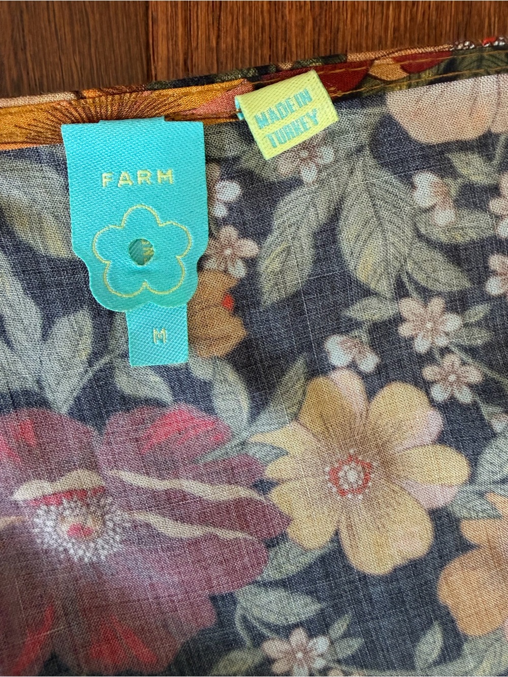 Farm Rio Madrid Wrap Maxi Dress M - Picture 7 of 9